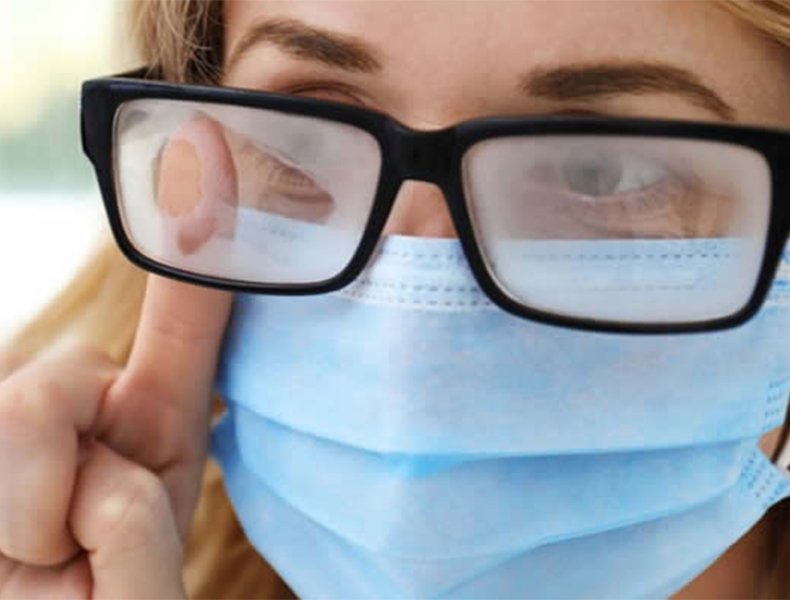 راهکارهای پیشگیری از بخار کردن عینک موقع زدن ماسک